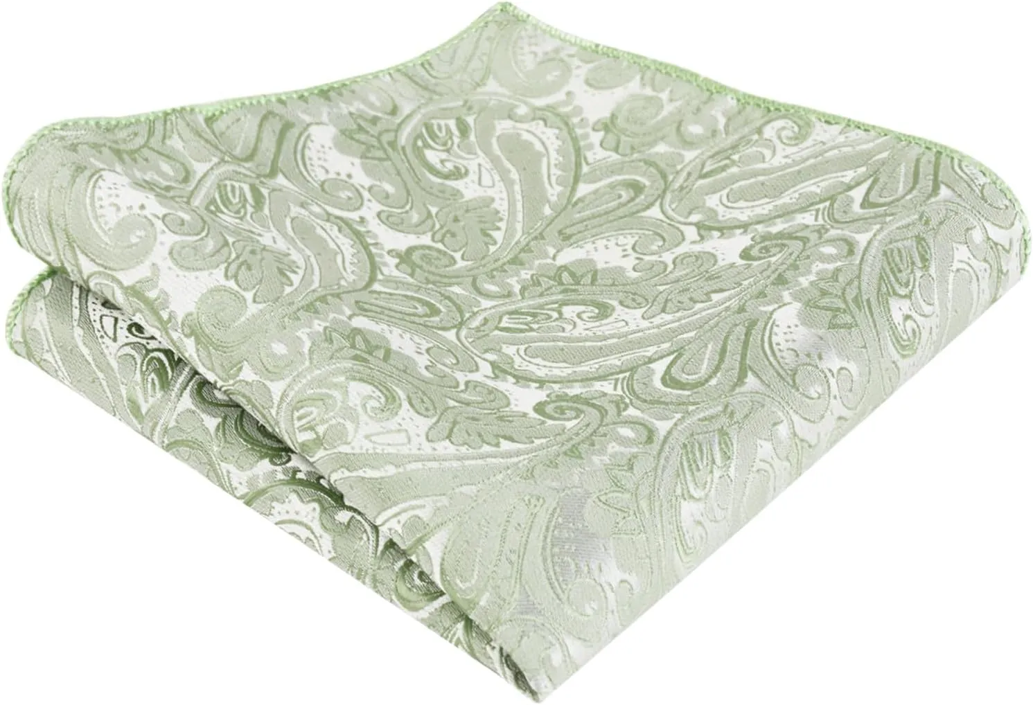 Alizeal Mens Paisley Bow Tie, Hanky and Cufflinks
