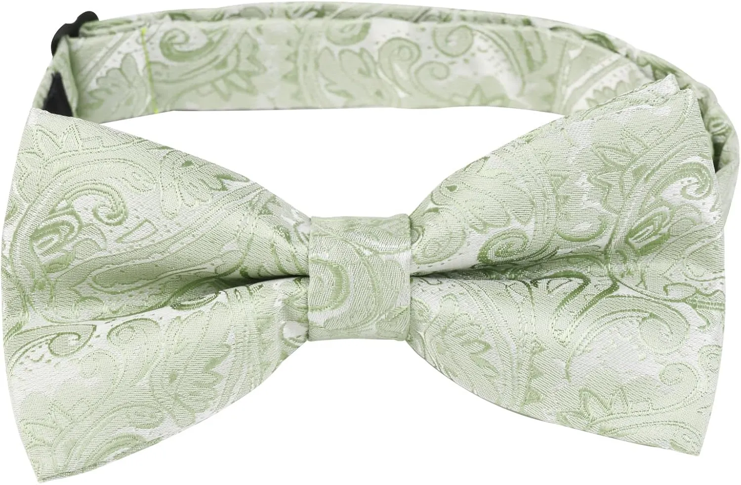 Alizeal Mens Paisley Bow Tie, Hanky and Cufflinks