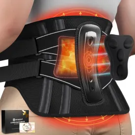 Back Brace For Lower Back Pain Women Men With 360Support & Hot/Cold Compress,Breathable Back Support Belt With 3D Pad,Adjustable Back Brace For Sciatica,Herniated Disc,Scoliosis,L