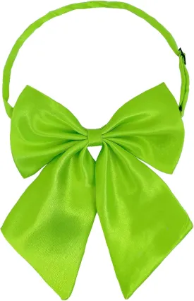 Bow Tie for Women, Adjustable Elegant Satin Bowtie for Dresses & Graduation & School Uniform & Weddings W-B1