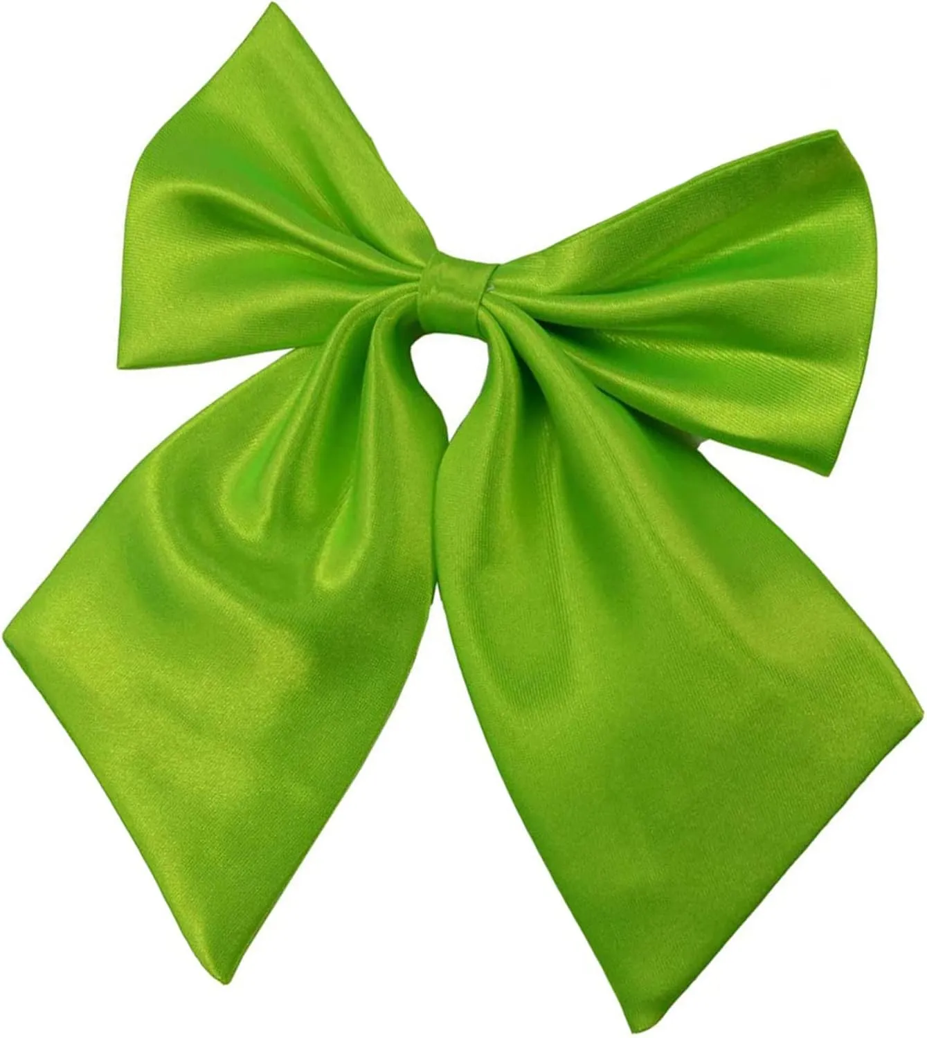 Bow Tie for Women, Adjustable Elegant Satin Bowtie for Dresses & Graduation & School Uniform & Weddings W-B1