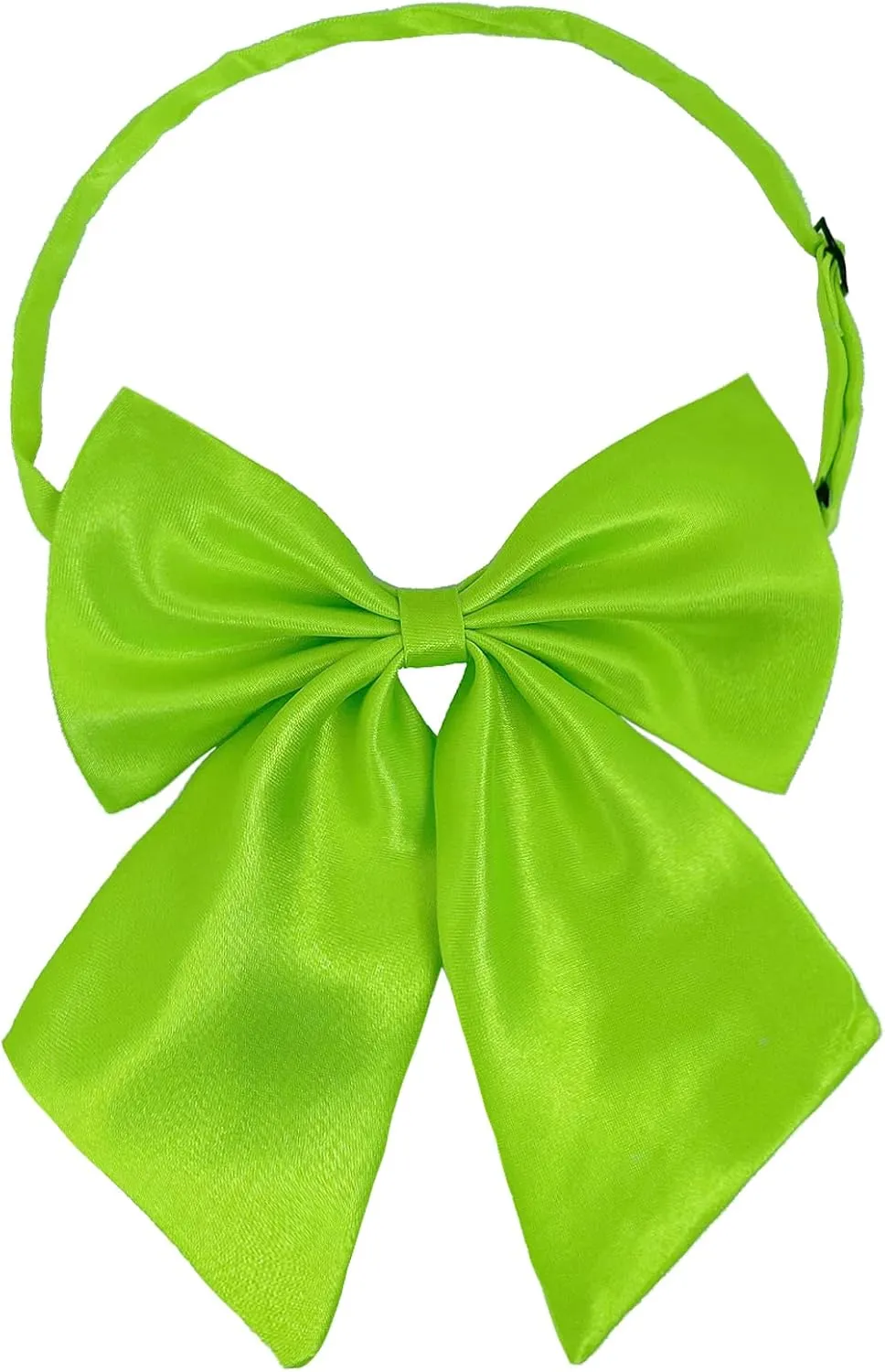 Bow Tie for Women, Adjustable Elegant Satin Bowtie for Dresses & Graduation & School Uniform & Weddings W-B1