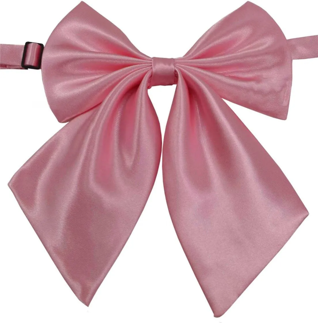 Bow Tie for Women, Adjustable Elegant Satin Bowtie for Dresses & Graduation & School Uniform & Weddings W-B1