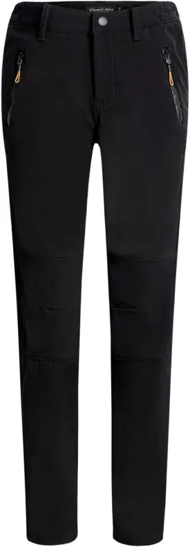 Camii Mia Women's Winter Warm Outdoor Slim Windproof Waterproof Ski Snow Fleece Hiking Pants