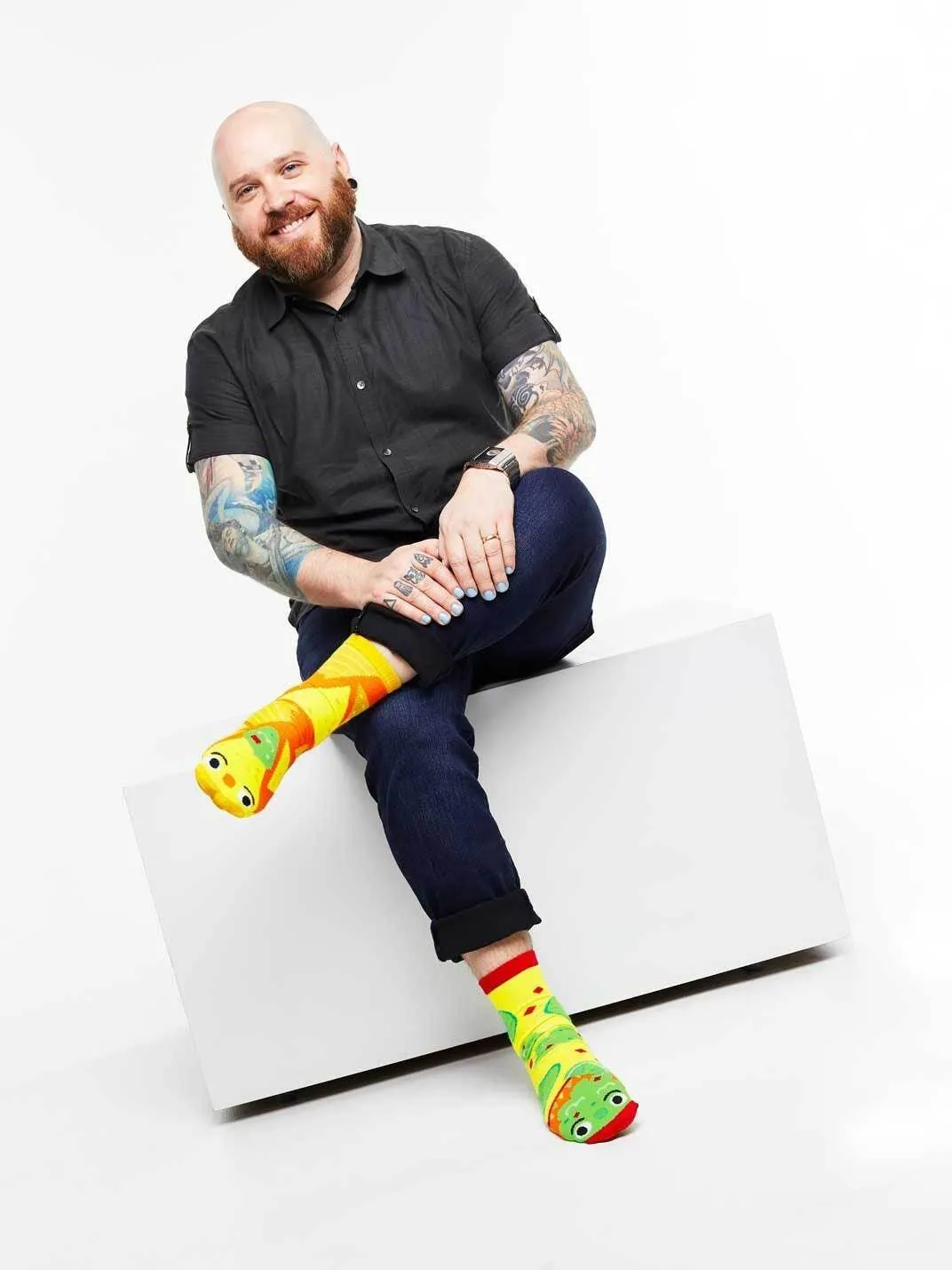 Chips & Guac | Adult Socks | Mismatched Cute Crazy Fun Socks