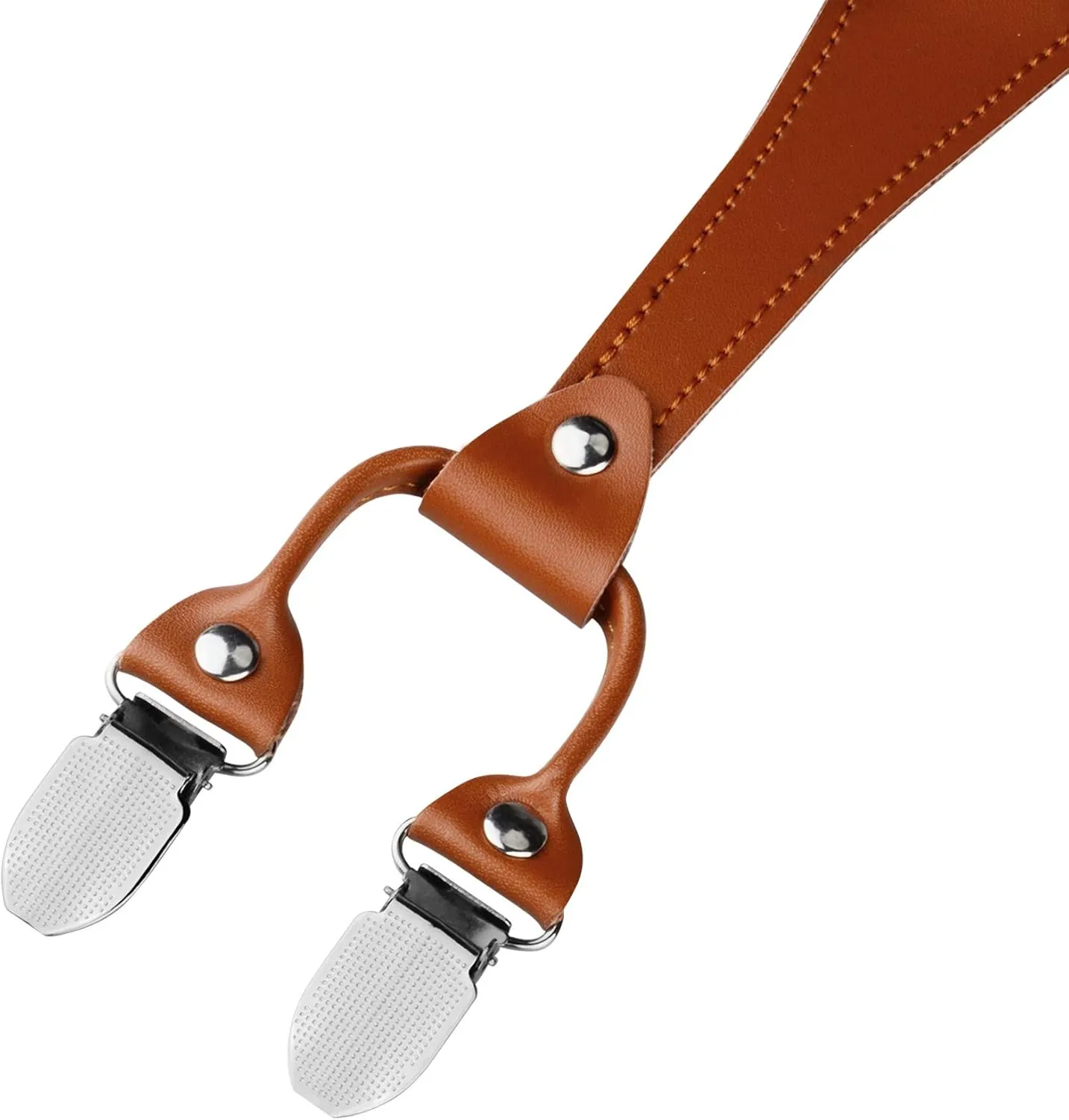 GUSLESON Suspenders & Bowtie Set Men's Elastic Band Suspenders   Bowtie for Wedding, Formal Events