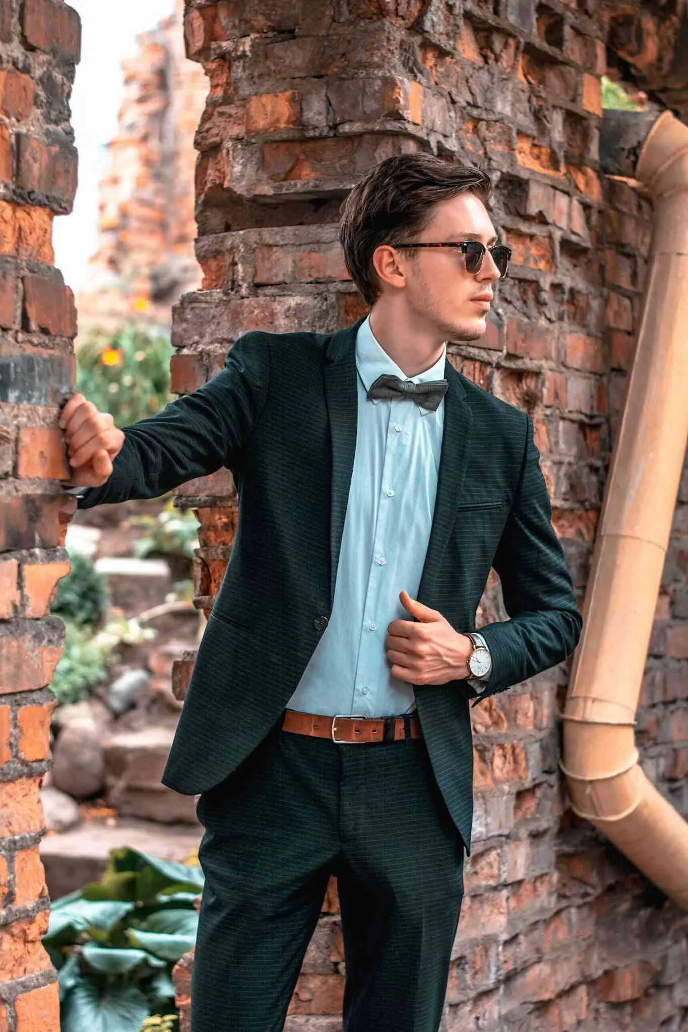 Light Mint bow tie
