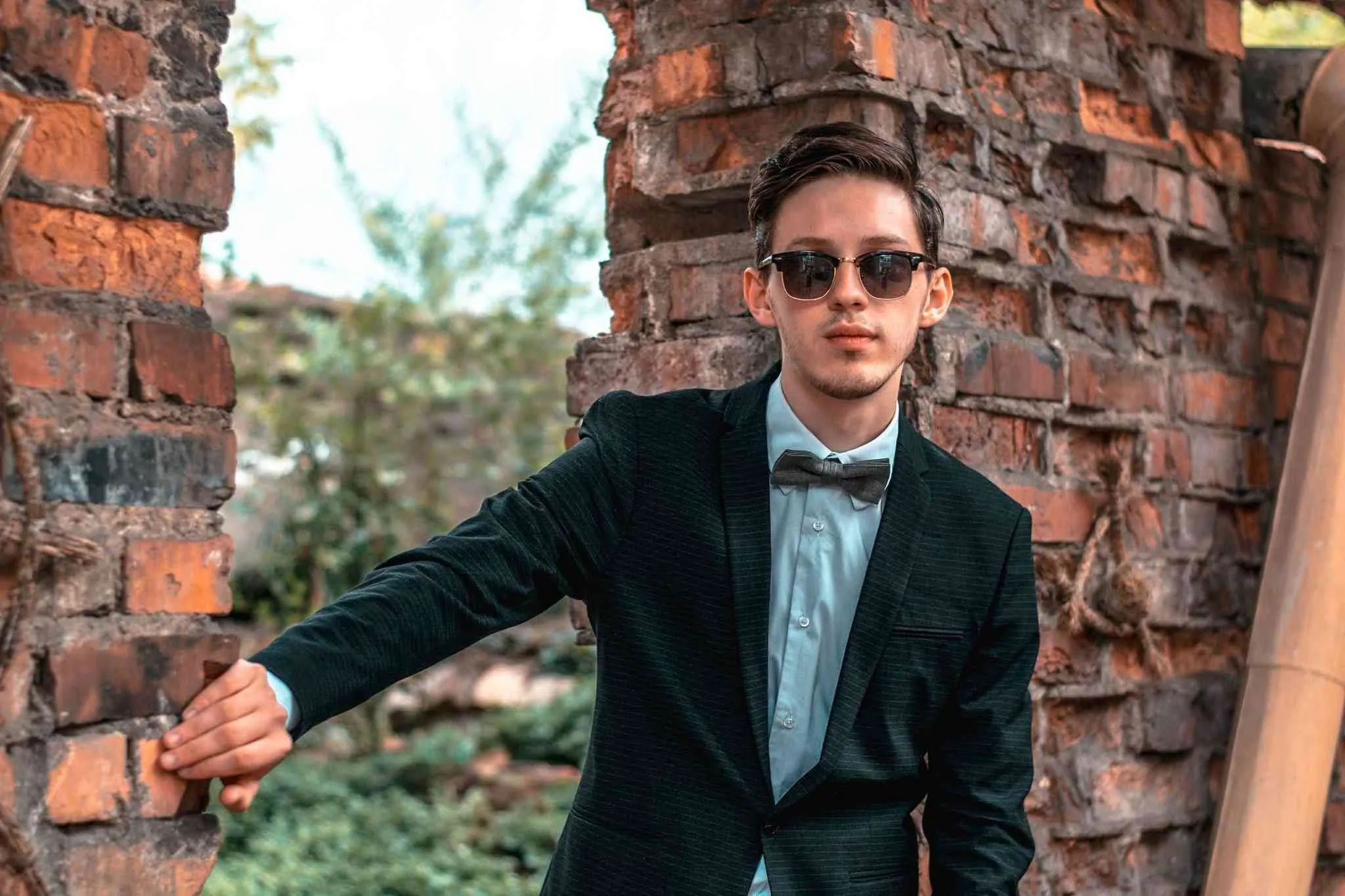 Light Mint bow tie