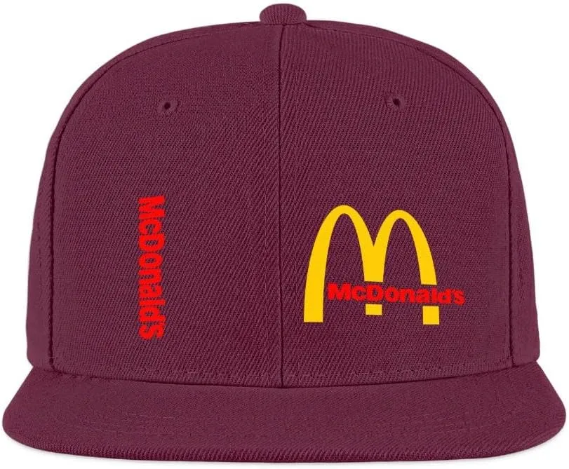 Long Flat Brim Snapback Hat for Unisex Adult Soft Outdoor Plain Baseball Cap Womens Mens Adjustable Golf Tennis Sun Hat