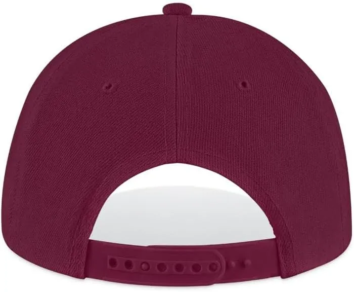 Long Flat Brim Snapback Hat for Unisex Adult Soft Outdoor Plain Baseball Cap Womens Mens Adjustable Golf Tennis Sun Hat