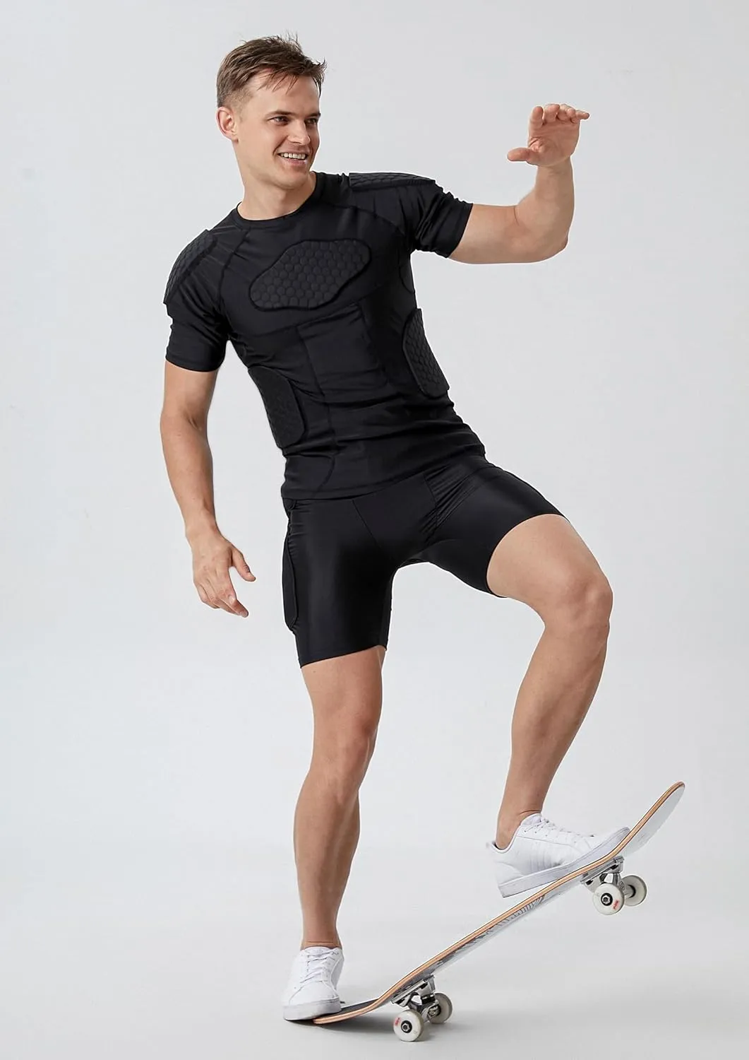 Protective Padded Shorts Hip Butt Padded Short Pants Butt Tailbone Protection Shorts