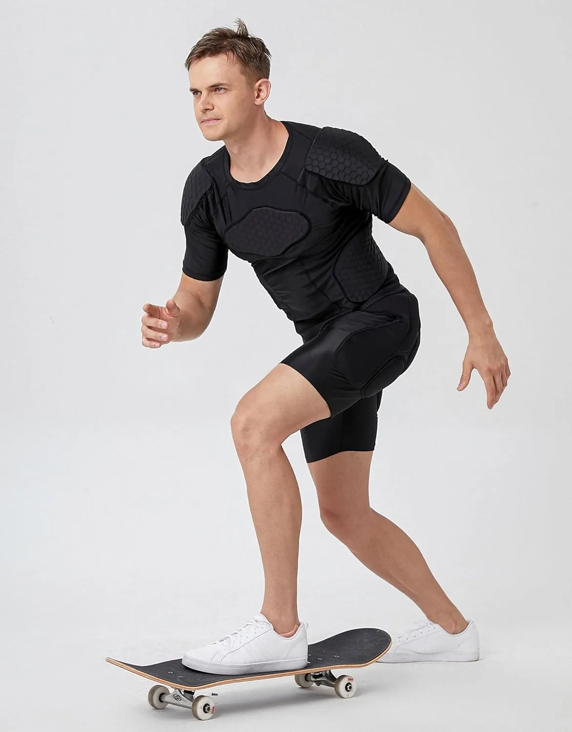 Protective Padded Shorts Hip Butt Padded Short Pants Butt Tailbone Protection Shorts