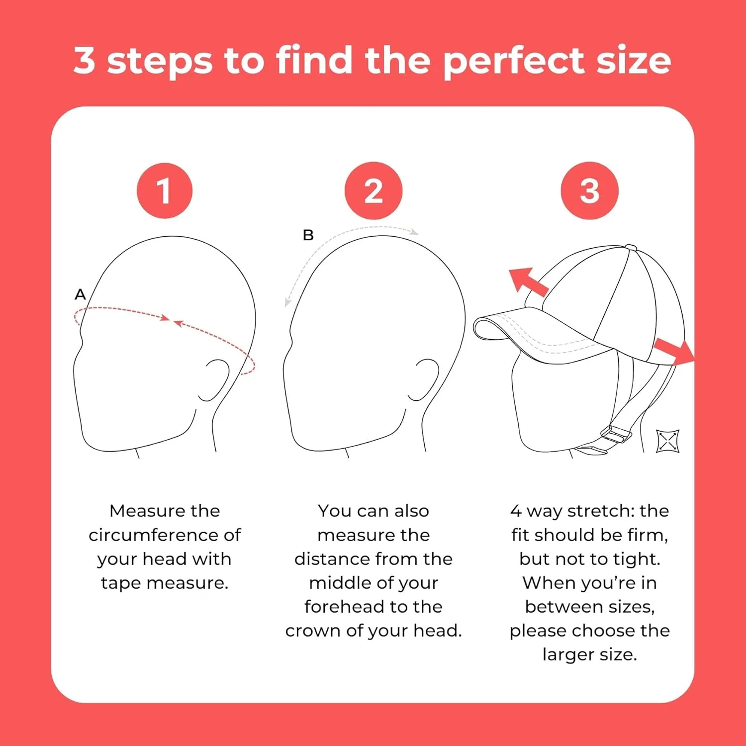 Ribcap Baseball Cap Medical Grade Protective Helmet | Red | Size: Small - Medium (Head Circumference 20-23") | Soft Helmet for Epilepsy | Protective Helmet for Seizures | Fashionable and No Stigma