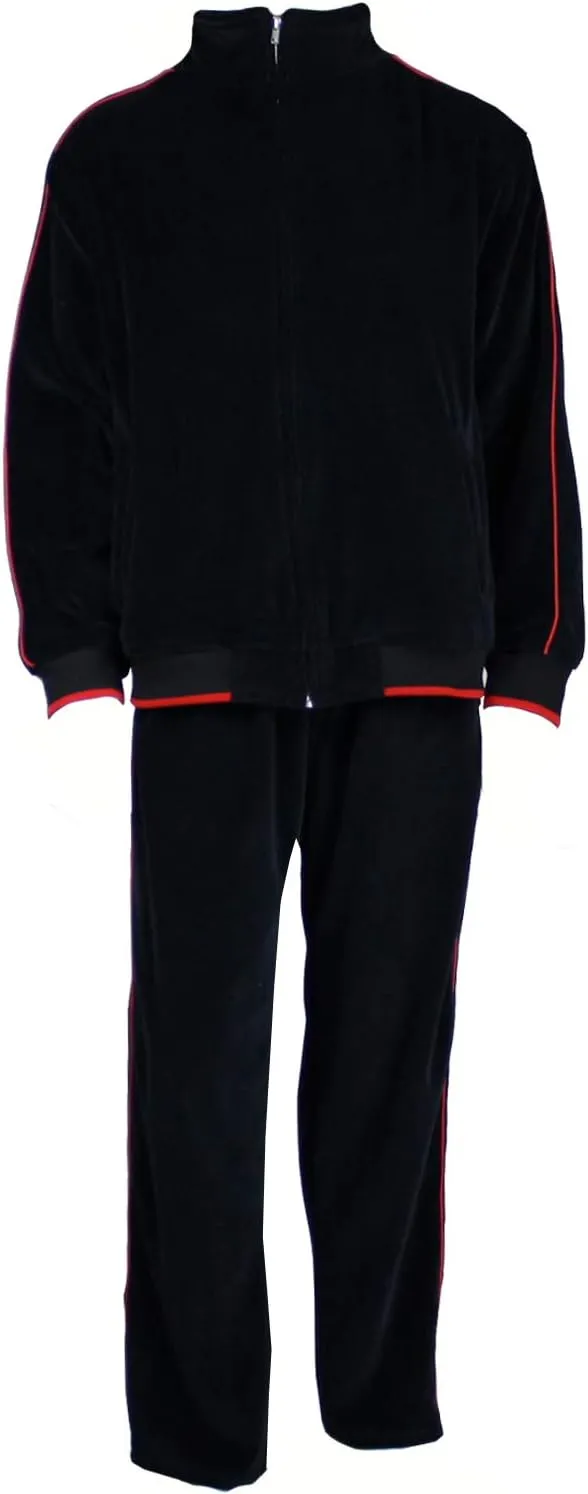Sweatsedo Mens Velour Tracksuit