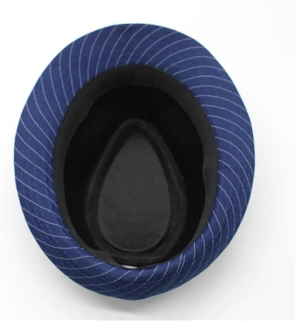 Women's Fall British Striped Fedora Hat Party Performance Hat Men's Casual Jazz Outdoor Hat